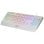 Mars Gaming MCP124 Combo 3 en1 Teclado LED RGB + Ratón RGB 3200 DPI + Alfombrilla, Portugués, Blanco