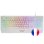 Mars Gaming MCP124 Combo 3 en1 Teclado LED RGB + Ratón RGB 3200 DPI + Alfombrilla, Francés, Blanco