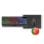 Mars Gaming MCP124 Combo 3 en1 Teclado LED RGB + Ratón RGB 3200 DPI + Alfombrilla, Portugués, Negro