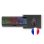 Mars Gaming MCP124 Combo 3 en1 Teclado LED RGB + Ratón RGB 3200 DPI + Alfombrilla, Francés, Negro