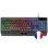 Mars Gaming MCP124 Combo 3 en1 Teclado LED RGB + Ratón RGB 3200 DPI + Alfombrilla, Francés, Negro