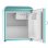 EVVO F20 Frigorífico Mini Retro 45L F Azul Pastel