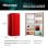 Hisense RR220D4BRE Frigorífico Una Puerta Vintage E Rojo