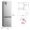 LG 700 Series GBV7280AMB Kombi-Kühlschrank A Strukturierter Anti-Fingerabdruck-Stahl