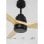 Create Wind Stylance Ventilador de Techo sin Luz WiFi 40W 132cm Negro/Madera