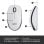 Logitech M100 Rato Ambidestro USB 1000 DPI Branco