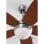 Create Wind Flowood Ventilador de Techo Silencioso 107cm de Diámetro 60W Con Luz Sin Wi-Fi Níquel