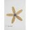 Create Wind Flowood Ventilador de Techo Silencioso 107cm de Diámetro 60W Sin Luz Sin Wi-Fi Níquel
