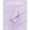 Voltme MagPak 5K Powerbank Inalámbrica Plegable 5000mAh para iPhone Púrpura