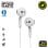 Cuffie stereo Muvit For Change E56 da 3,5 mm bianche