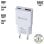 Muvit For Change Slim 1 USB QC 3.0 18-W-Wandladegerät + 1 USB-C PD 30 W, Weiß