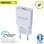 Muvit For Change Slim USB-C PD Wandladegerät 30 W Weiß