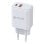 Muvit For Change Caricatore da Muro 1 USB QC 3.0 18w + 1 USB-C PD 25W Bianco