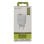 Muvit For Change Caricatore da Muro 1 USB QC 3.0 18w + 1 USB-C PD 25W Bianco