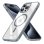 Cool Carcasa Magnética con Borde Plata para iPhone 15 Pro
