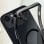 Cool Carcasa Magnética con Borde Negro para iPhone 15 Plus