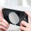 Cool Funda Magnética Transparente con Borde Negro para iPhone 15