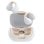 Cool Clip Auriculares Stereo Bluetooth Earbuds Blanco