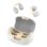 Cool Clip Auriculares Stereo Bluetooth Earbuds Blanco