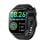 Cool Smartwatch Curved Bluetooth 49mm AMOLED Schwarz IP67 SpO2 Puls Herzfrequenz Schlaf