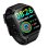 Cool Smartwatch Amoled Curved Silicone Preto