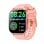 Cool Curved Bluetooth 49mm AMOLED Pink IP67 SpO2 Pulsuhr Schlafmonitor Blutdruckmesser