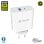 Muvit For Change Cargador de Pared 1 USB QC 3.0 18W+1 USB-C PD 65W Blanco