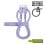 Muvit For Change Cable USB-C a USB-C 3A/60W 0.2m Lavanda