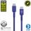 Muvit For Change Cable USB-C a USB-C 3A/60W 0.2m Azul