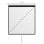 Homcom Pantalla De Proyector Manual 99 Pulgadas Formato 1:1 178x178 Cm Blanco