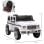 Homcom Coche Eléctrico Para Niños De +3 Años Benz G500 Carga 30 Kg Blanco