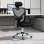 Homcom Conjunto De 1 Silla De Oficina Y Alfombra Protectora De Suelo