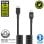 Muvit For Change Lockenkabel USB-C auf USB-C 3A/60w 1,2m Schwarz