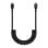 Muvit For Change Lockenkabel USB-C auf USB-C 3A/60w 1,2m Schwarz