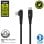 Muvit For Change Kabel USB-C auf USB-C 3A/60W 1,2m Schwarz