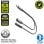 Muvit For Change Splitter USB-C Lade- und Musikkabel Schwarz