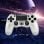 Kinsi P4YXSB Gamepad Compatible con PS4 Gris Plata