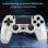 Kinsi P4YXSB Gamepad Compatible con PS4 Gris Plata