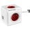 Allocacoc Powercube Extended USB 4 Tomas + 2 USB 1.5 m Rojo