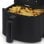 H.koenig FRY880 Freidora De Aire con 5 Programas 8L 1700W Negra