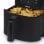 H.Koenig FRY840 Freidora de Aire con 5 Programas 4L 1300W Negra