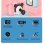 Kinsi H3 Kids Cámara 2.0" 20MP Cámara Dual Delantera y Trasera Rosa