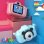 Kinsi H3 Kids Cámara 2.0" 20MP Cámara Dual Delantera y Trasera Rosa