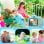 Kinsi Mini Kids Cámara Infantil 2.0" 24MP Azul