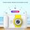 Kinsi X101 Cámara Infantil 2.4" 40MP con Tarjeta SD de 32GB y Objetivo Abatible Blanco