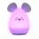 Mouse Candeeiro Infantil com Altifalante Bluetooth Rato Branco
