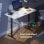 Onkron CDF222E Struttura per Tavolo Scrivania Alzabile e Funzione Memory 100Kg Nero