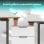 Onkron CDF222E Struttura per Tavolo Scrivania Alzabile e Funzione Memory 100Kg Nero