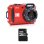Kodak Pack PIXPRO WPZ2, wasserdichte Digitalkamera, 15 m, 16 MP, WLAN, Rot + 1 SD-Karte mit 16 GB