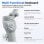 Klack M01 Estabilizador Gimbal de 3 Ejes con Luz de Relleno